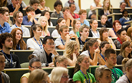 lecture theatre of students